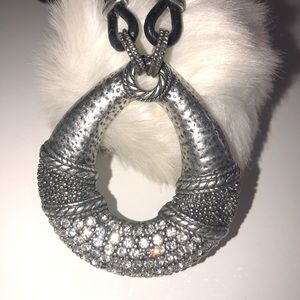 Boho Necklace with leather strap